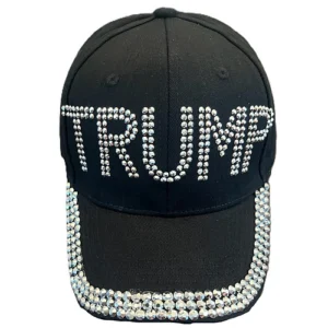 Black Trump Bling Hat