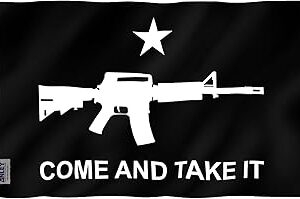 3 x 5 Come And Take It Flag - Black