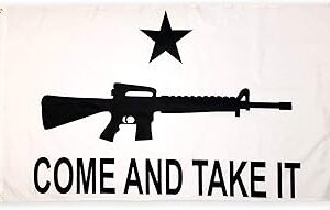 3 x 5 Come And Take It Flag - White