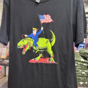 Trump Riding Dinosaur T-Shirt