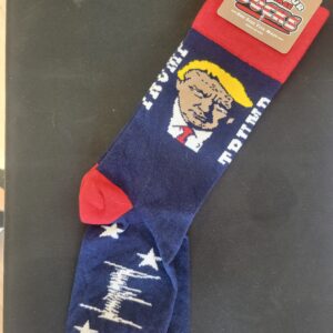 Blue Trump Socks