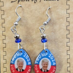 Trump 2024 Teardrop Earrings