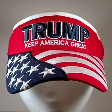 Trump Visor White, Blue, Red, Pink Camo