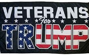 3 x 5 Veterans For Trump Flag