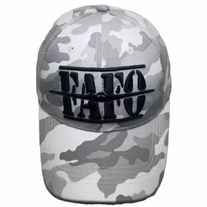 FAFO B-2 BOMBER HAT GREY CAMO,RED
