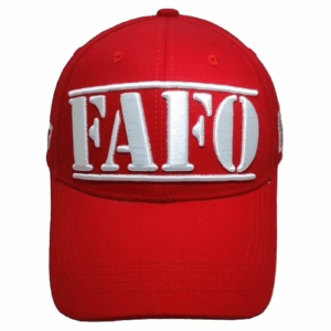 FAFO Red, Black, Camo Green Hat