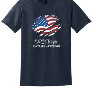 AMERICA 250 MENS HEATHER NAVY