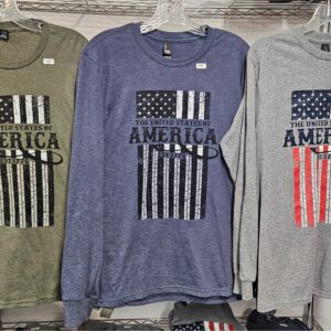Long Sleeve Flag Shirts