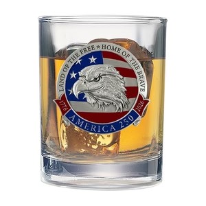 America 250 Old Fashion Glass