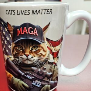 CAT LIVES MATTER COFFEE CUP
